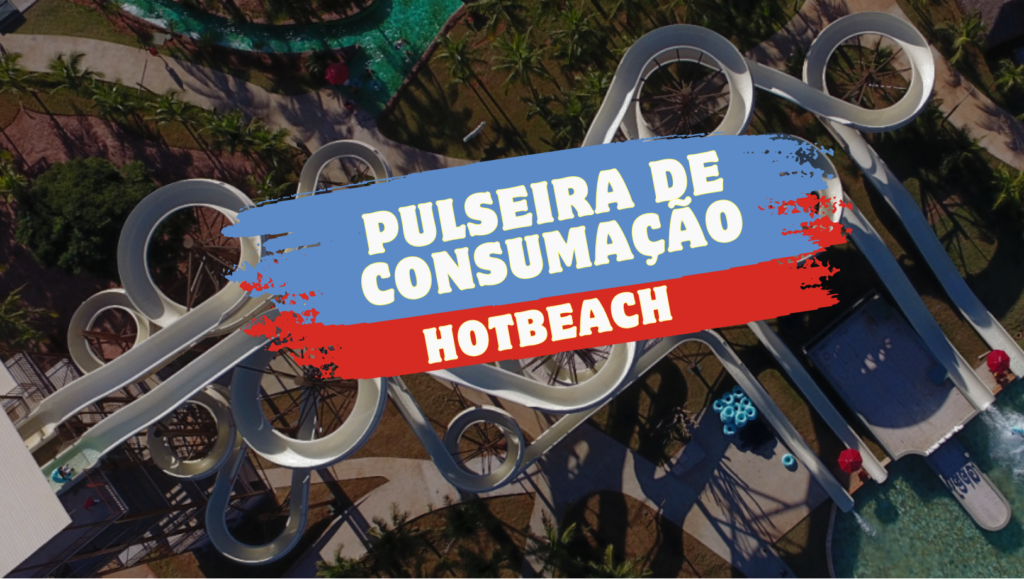 pulseira de consumação para o parque e resort hot beach